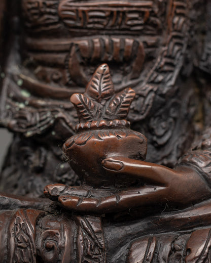 Handcrafted Three Buddha Statue Set