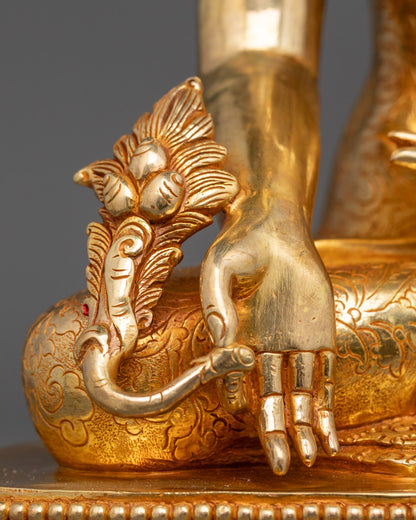 Bhaisajyaguru Healing Buddha Statue | Tibetan Buddhist Artwork