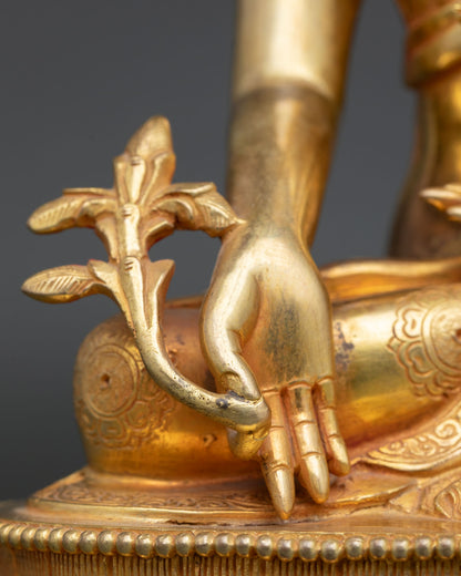 Buddhist Medicine Buddha Statue | Handcrafted in Nepal