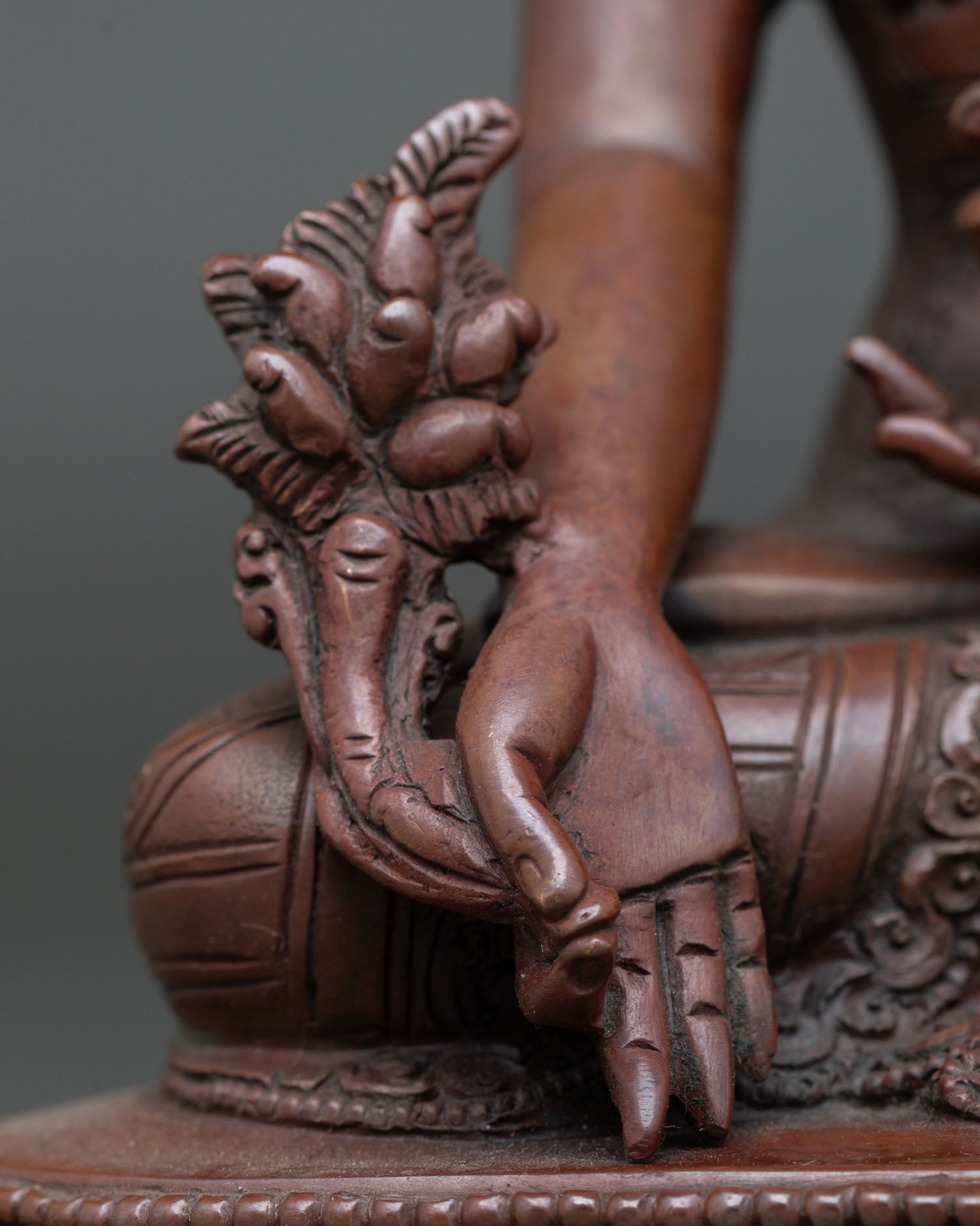 Medicine Buddha Statue | Oxidized Copper Statue from Nepal