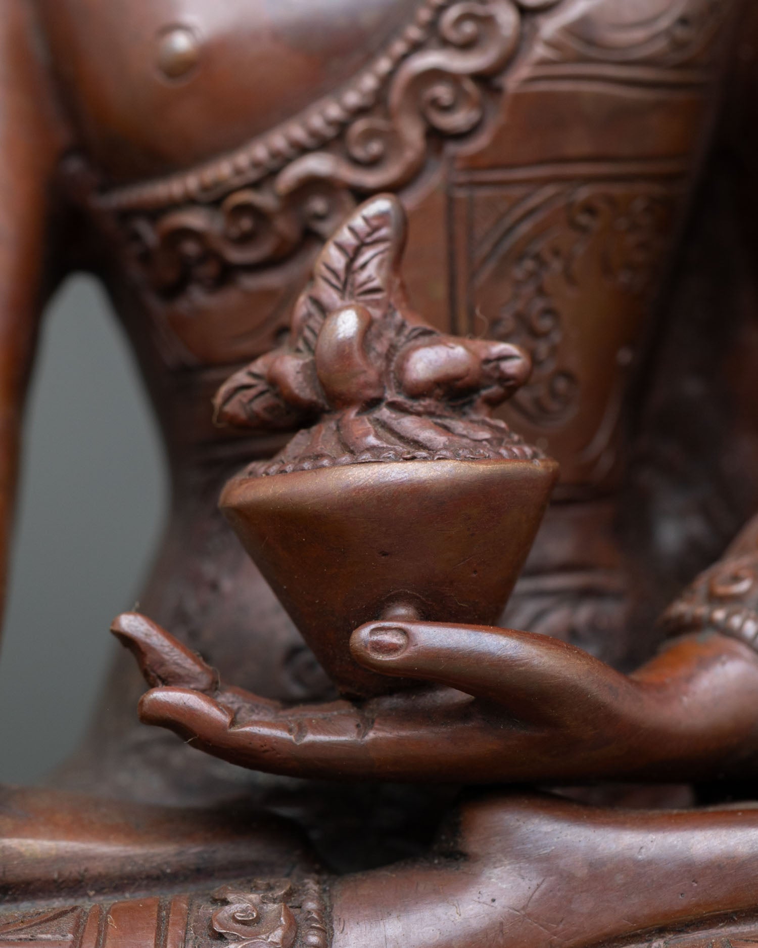 Medicine Buddha Statue | Oxidized Copper Statue from Nepal