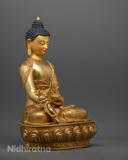 Medicine Buddha Statue | Healing Tibetan Buddhist Art