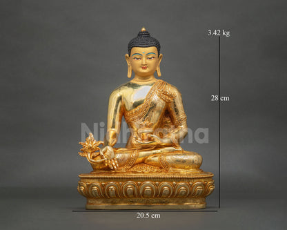 Medicine Buddha Statue | Healing Buddha for Altar and Decor