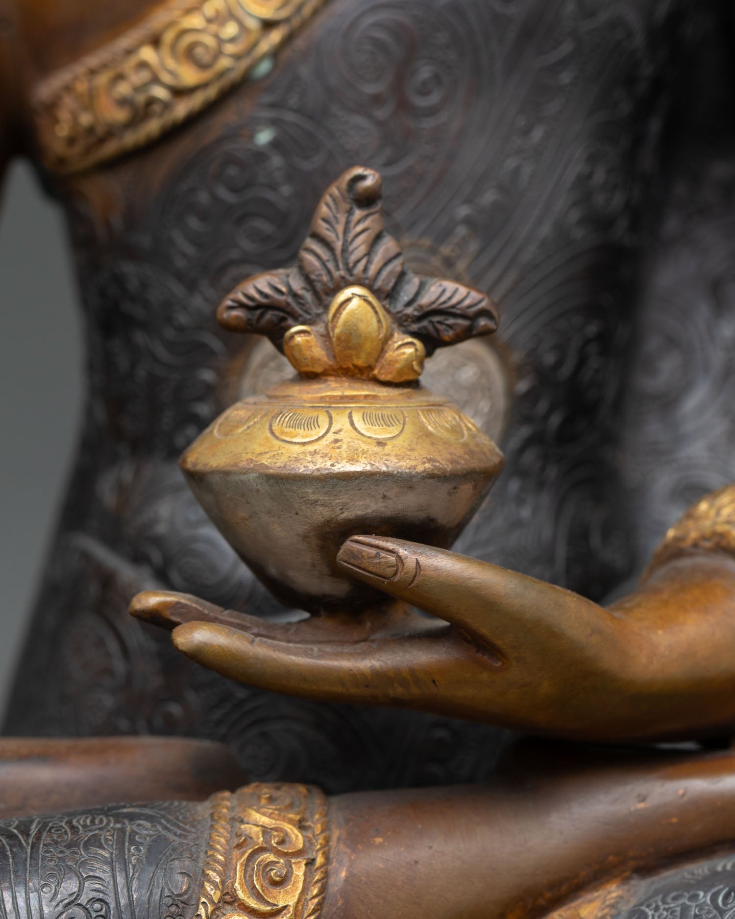 Premium Oxidized Medicine Buddha Statue | Himalayan Art & Craft