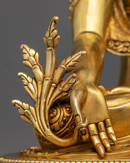 Medicine Buddha Statue | Handmade Tibetan Buddha for Health