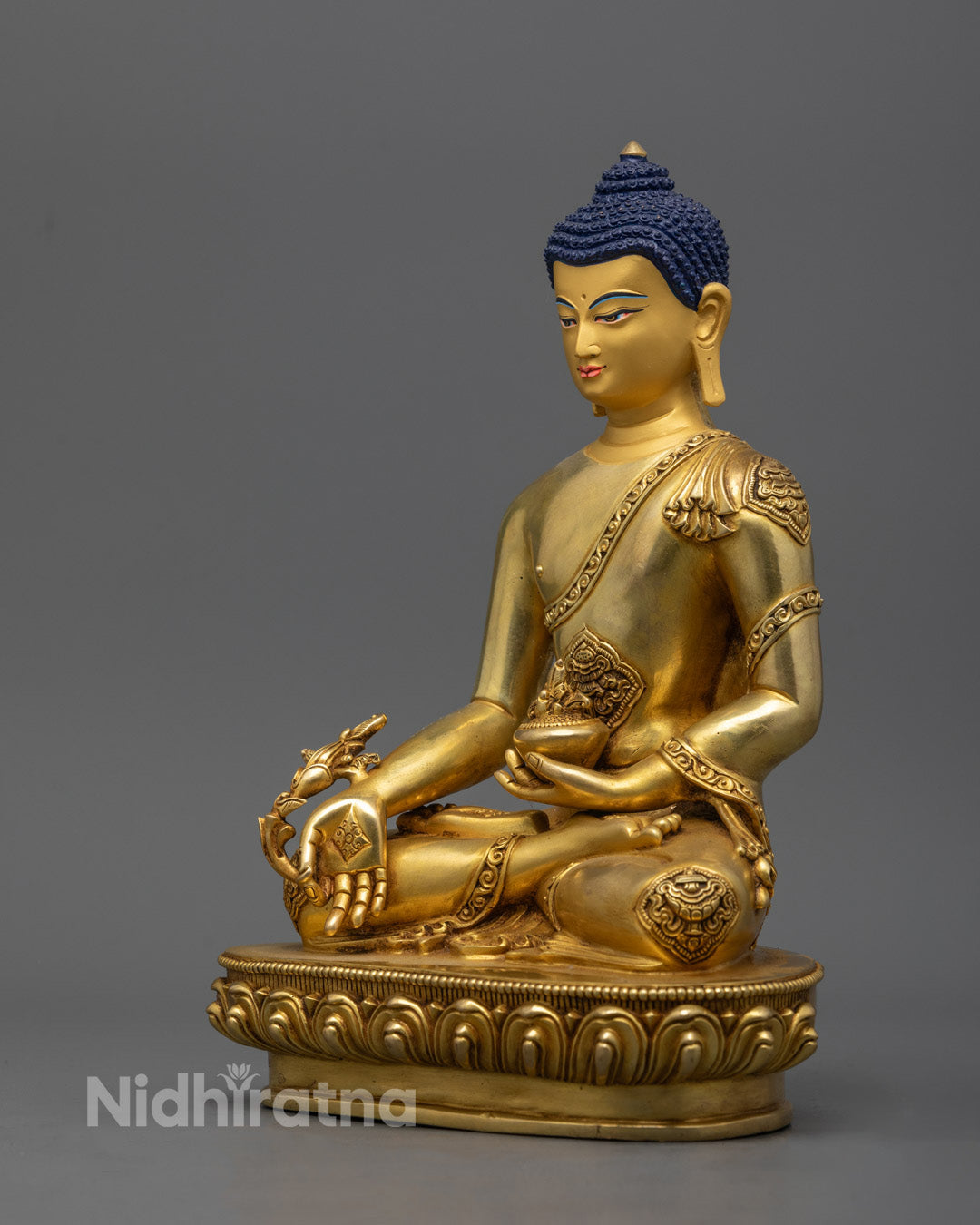 Medicine Buddha Statue | Traditional Himalayan Craftsmanship