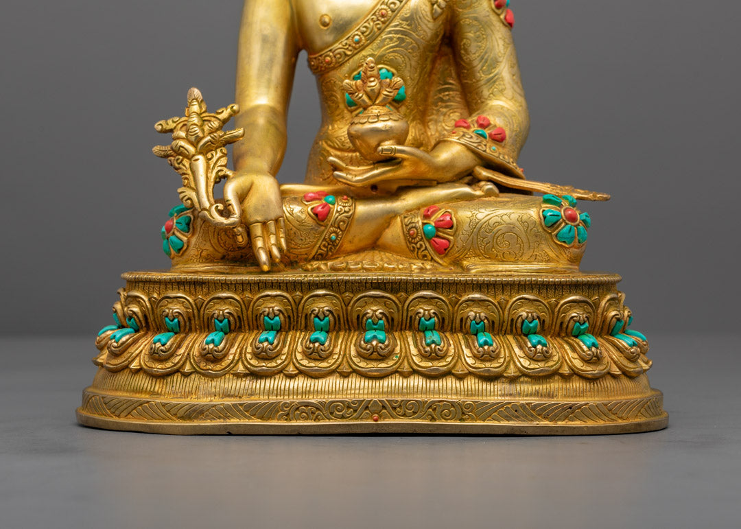 Tibetan Medicine Buddha Statue | Symbol of Healing & Wellness