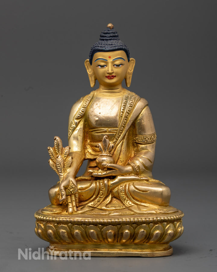 Medicine Buddha Buddhist Statue – Handcrafted Healing Deity for Spiritual Practitioners