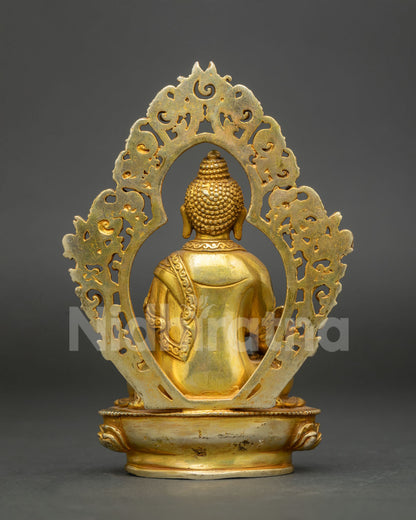 Three Buddha Statue Set | Traditional Nepalese Buddhist Artwork