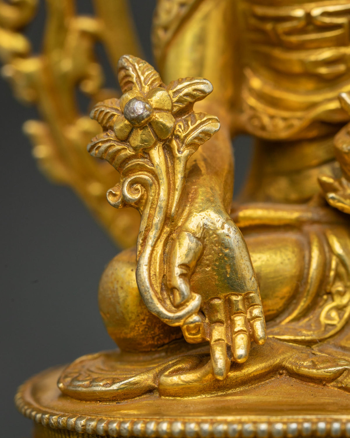 Medicine Buddha Statue | Copper Buddhist Sculpture