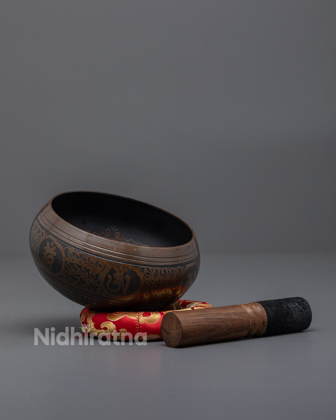 Hand-carved Tibetan Singing Bowl