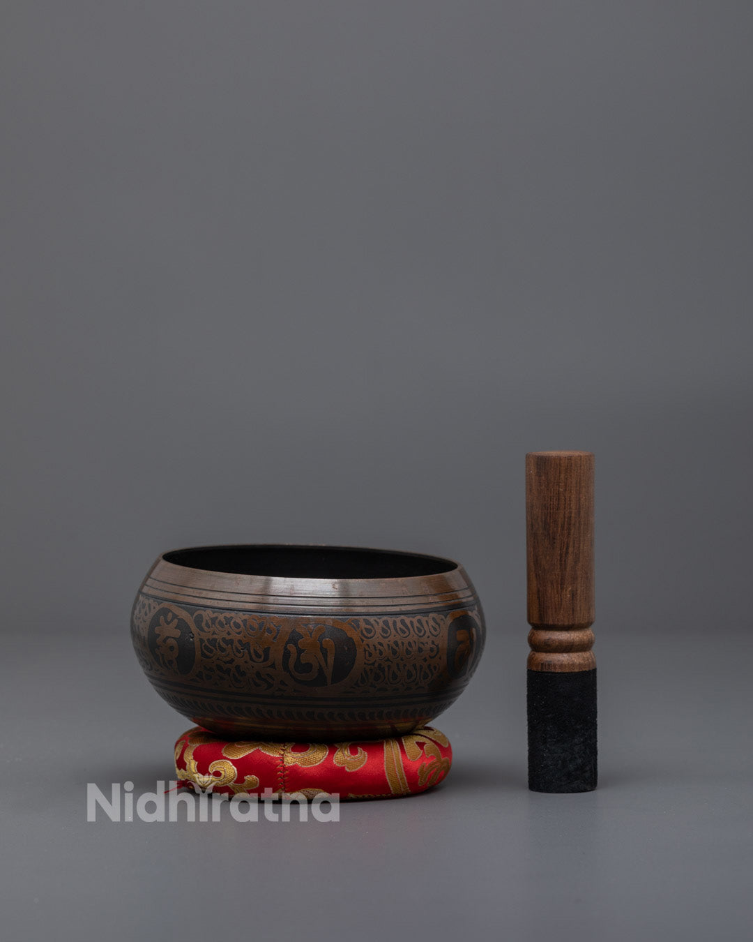 Hand-carved Tibetan Singing Bowl
