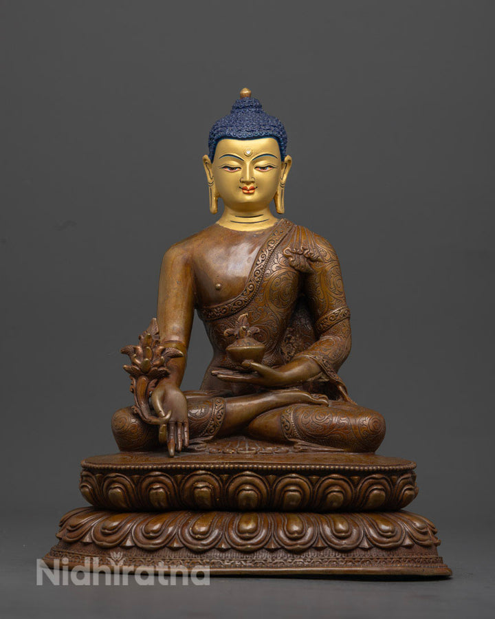 Tibetan Healing Buddha | Sacred Buddhist Sculpture