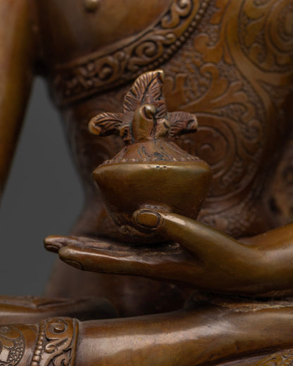 Tibetan Healing Buddha | Sacred Buddhist Sculpture