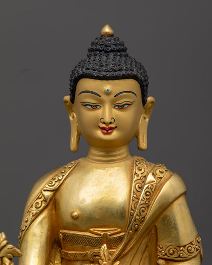 Medicine Buddha Sculpture | Tibetan Spiritual Home Decor