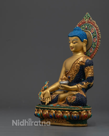 Medicine Buddha Statue | Tibetan Healing Buddha Statue