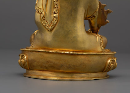 Medicine Buddha Sculpture | Tibetan Spiritual Home Decor
