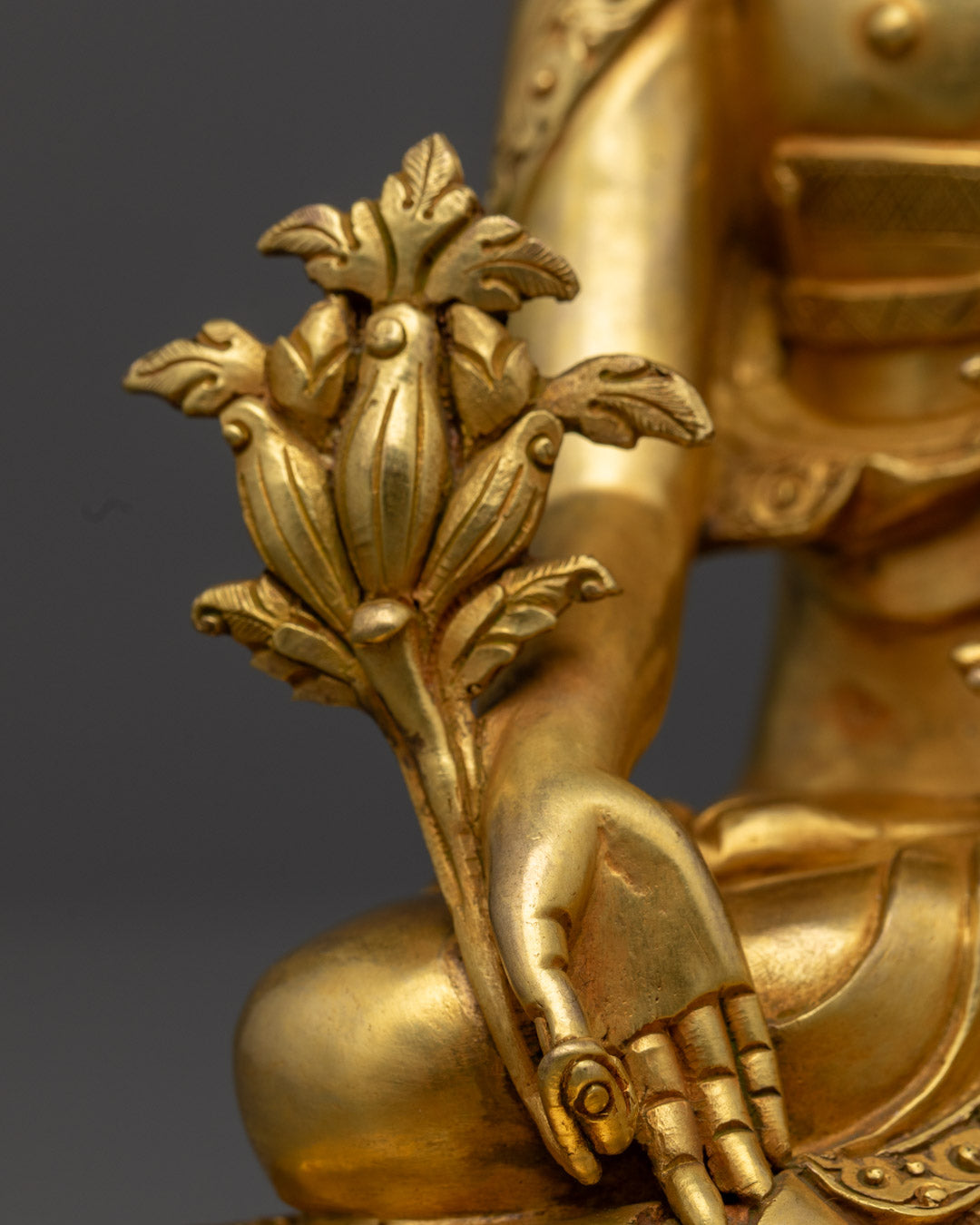 Medicine Buddha Sculpture | Tibetan Spiritual Home Decor