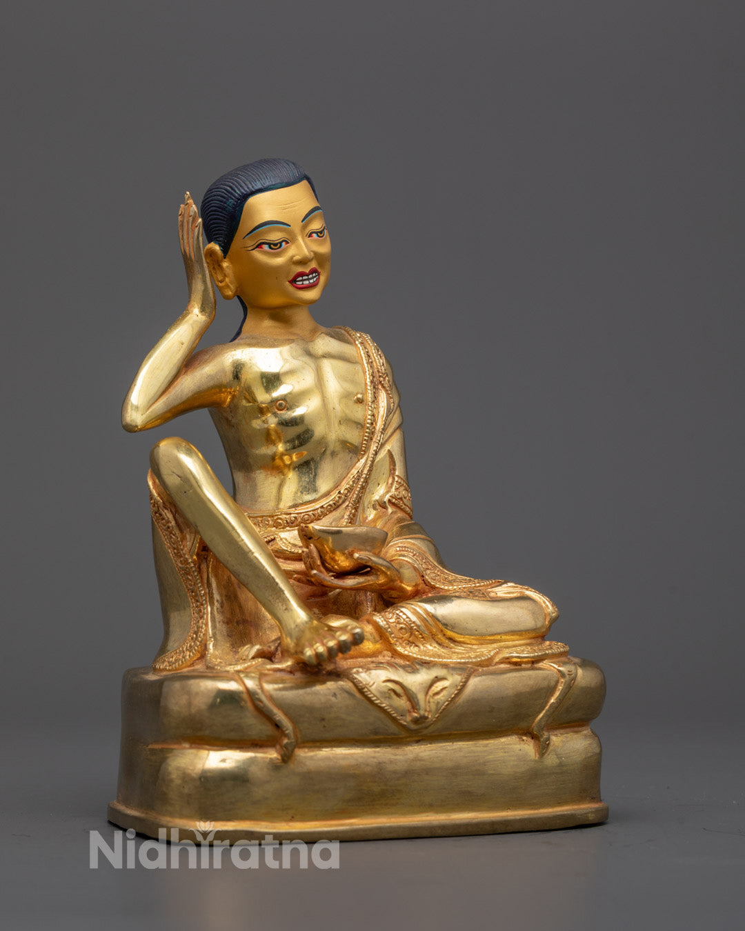 Milarepa Statue | Traditional Buddhist Master Sculpture