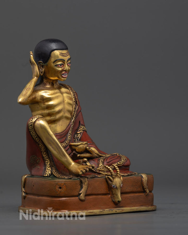 Milarepa Statue: Sacred Buddhist Art for Meditation