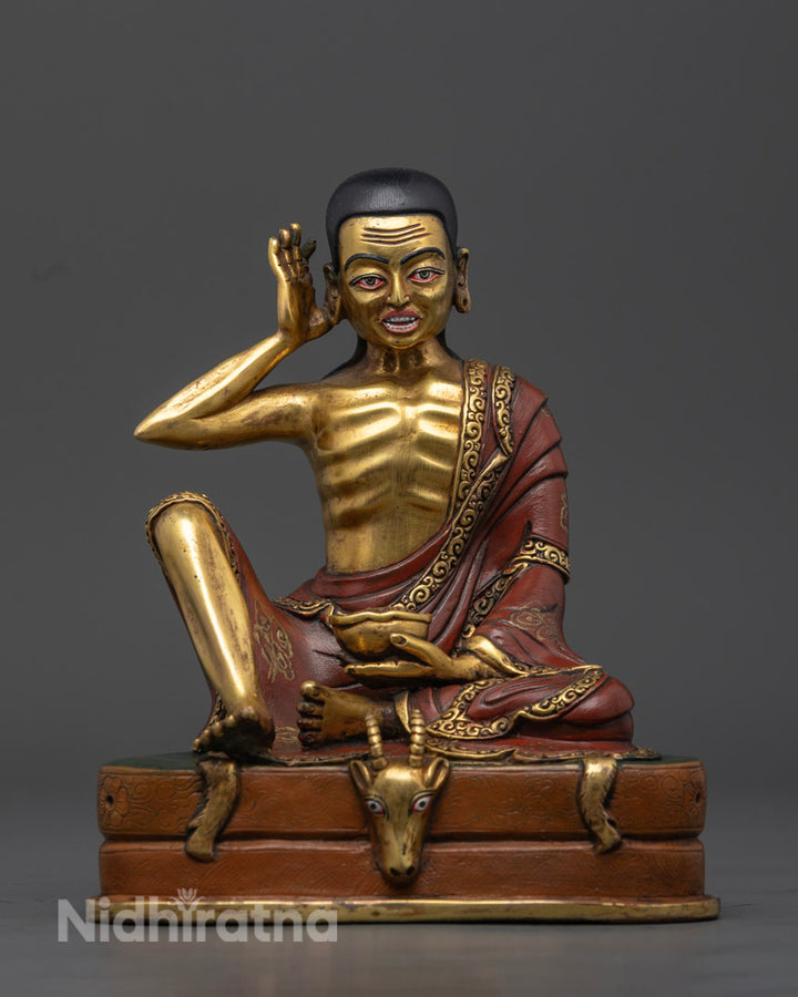 Milarepa Statue: Sacred Buddhist Art for Meditation