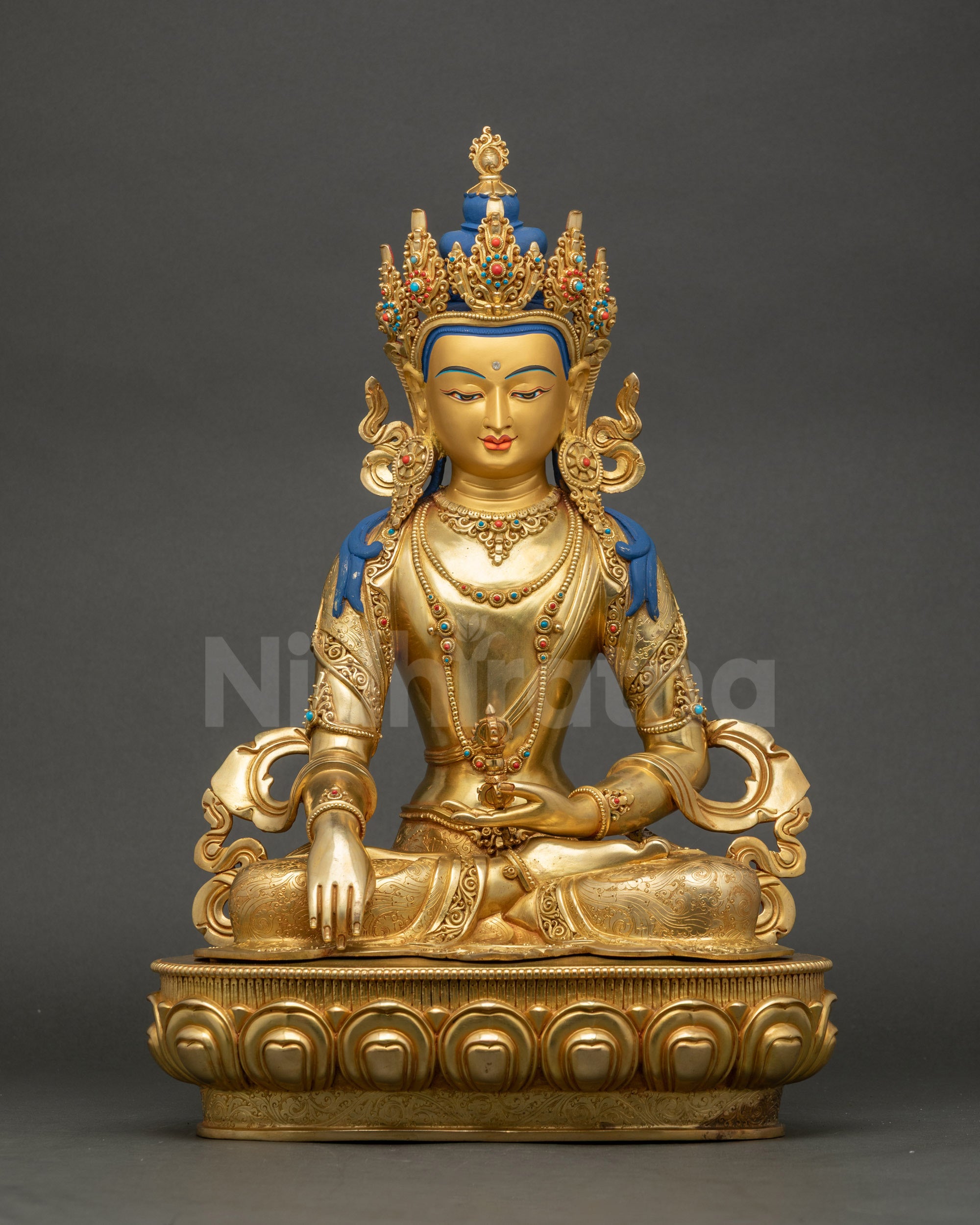 Mitrugpa (Akshobhya) Buddha Statue Collection – Traditional Tibetan Buddhist & Handcrafted Himalayan Sculptures for Meditation and Altars