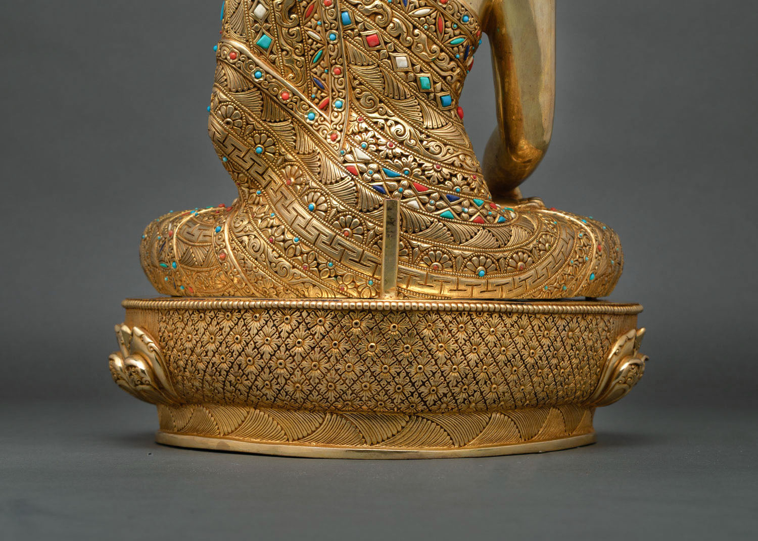 Mitrugpa Statue | 24K Gold Fire-Gilded Copper Artwork