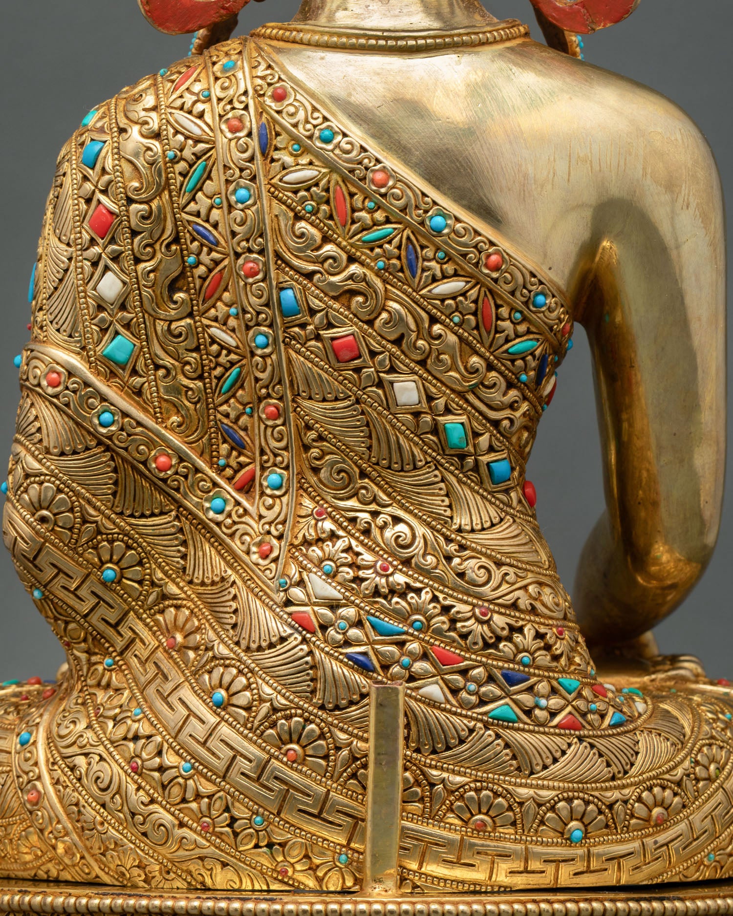 Mitrugpa Statue | 24K Gold Fire-Gilded Copper Artwork