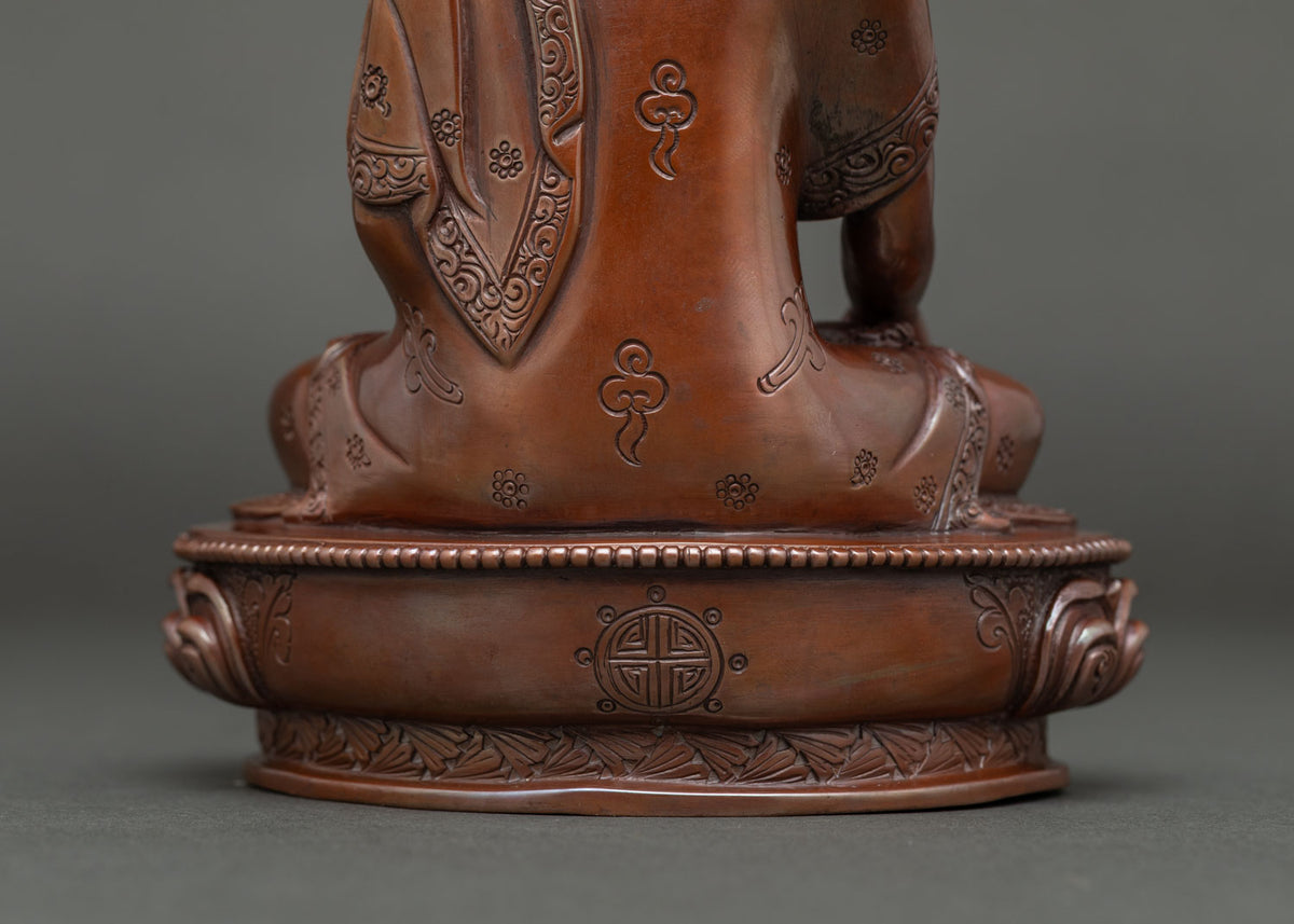 Oxidized Mitrugpa Buddha Statue | Handcrafted Vajrayana Buddhist Art