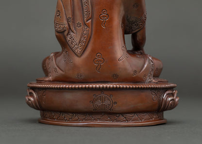 Oxidized Mitrugpa Buddha Statue | Handcrafted Vajrayana Buddhist Art