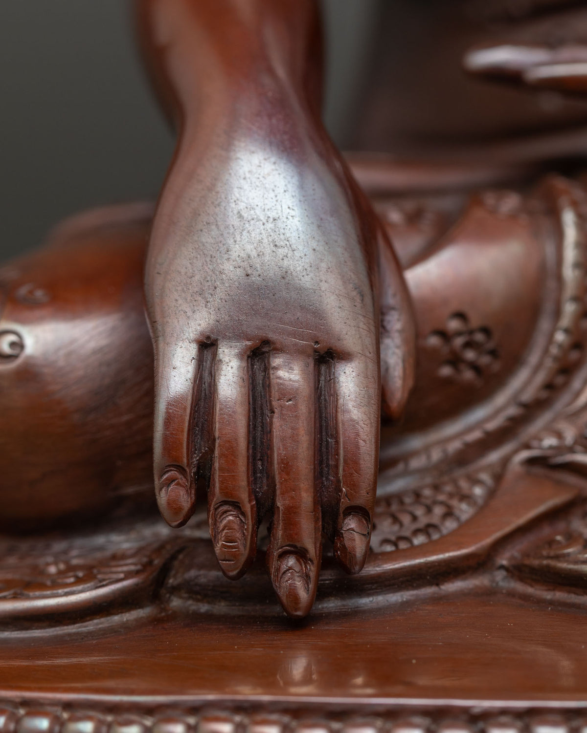 Oxidized Mitrugpa Buddha Statue | Handcrafted Vajrayana Buddhist Art