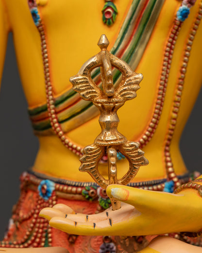Mitrugpa Bhumisparsha Mudra vajra enlightenment hand-carved Buddhist meditation statue