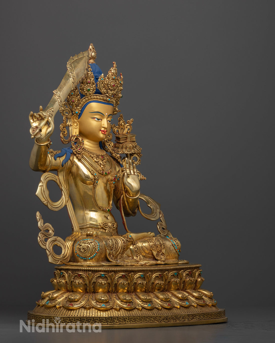 18 Inch Manjushri Buddha Statue