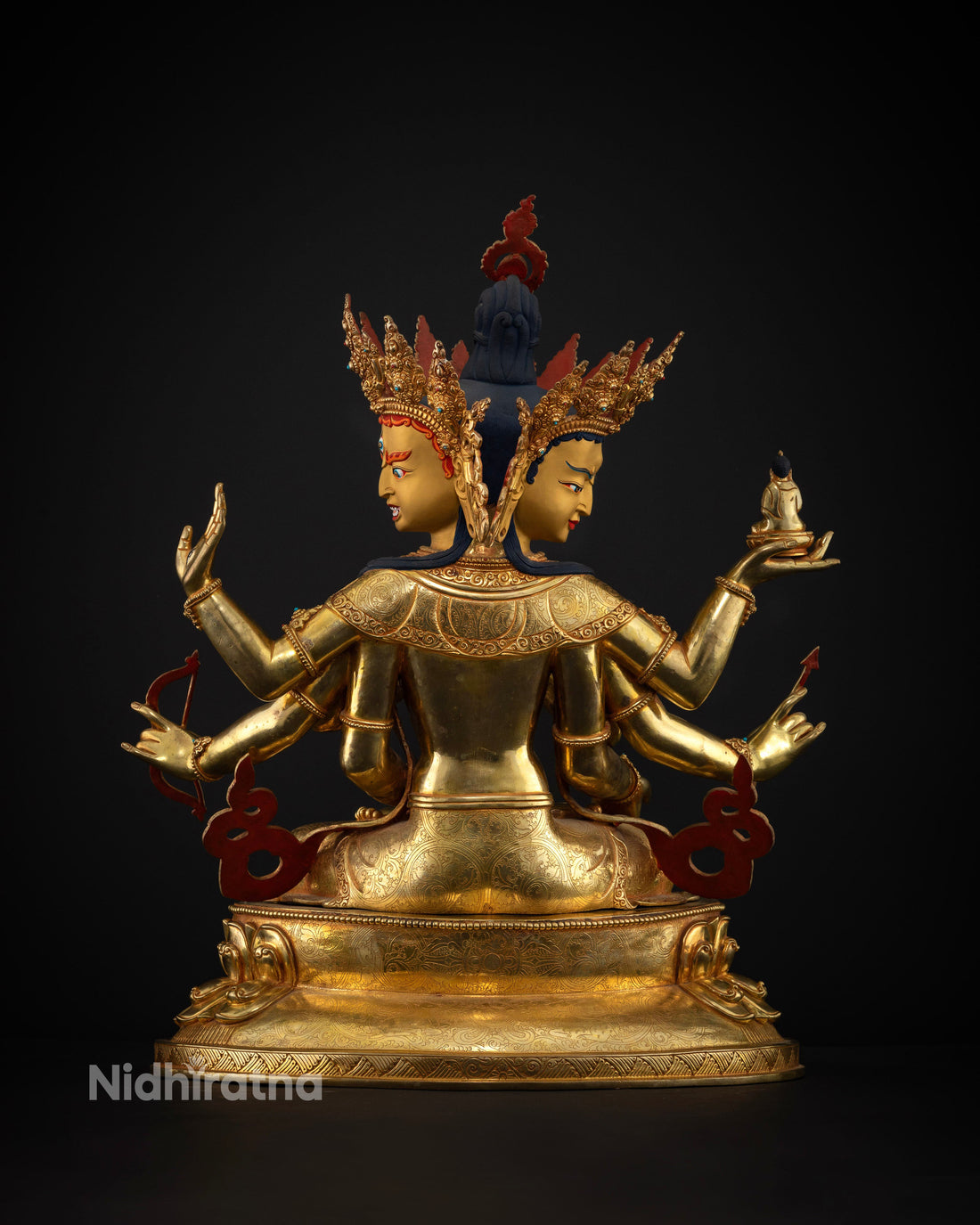 Three-Faced Namgyalma: Goddess of Victory in Three Realms