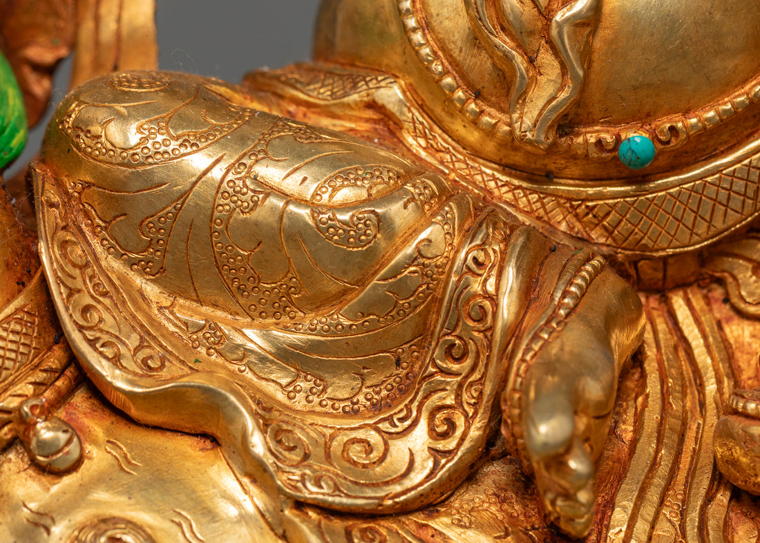 Authentic Tibetan Wealth Deity: Namtoshe Statue