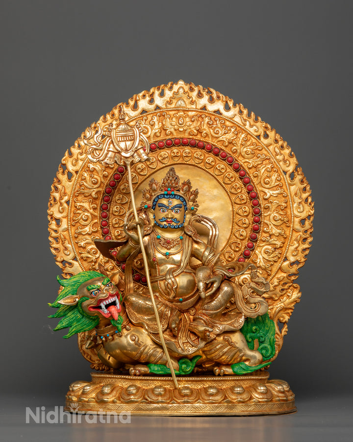 Authentic Tibetan Wealth Deity: Namtoshe Statue