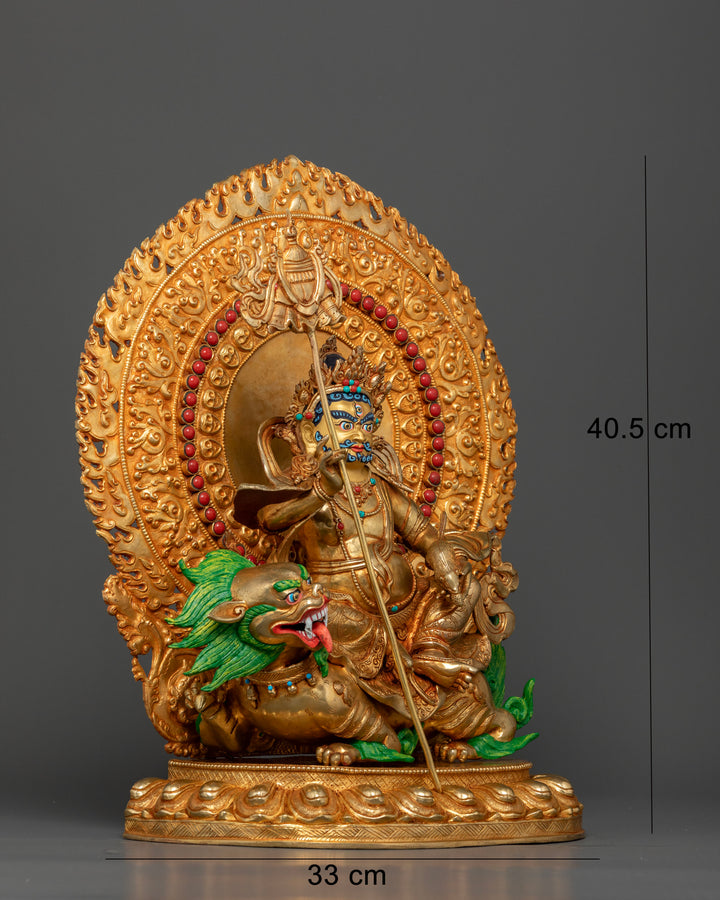 Authentic Tibetan Wealth Deity: Namtoshe Statue