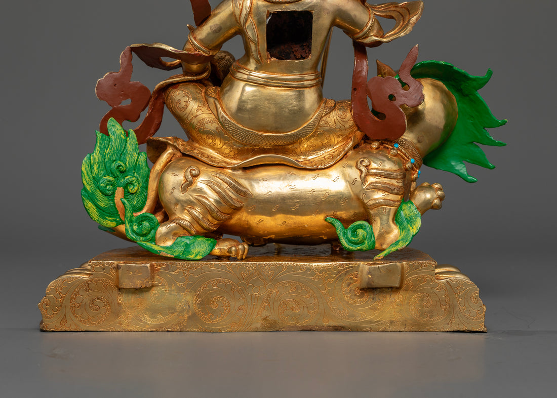 Authentic Tibetan Wealth Deity: Namtoshe Statue