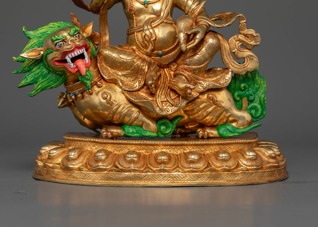 Authentic Tibetan Wealth Deity: Namtoshe Statue