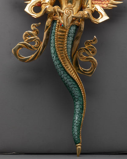 Beautifully Hand-Carved Naga Kanya Statue | Serpent Goddess