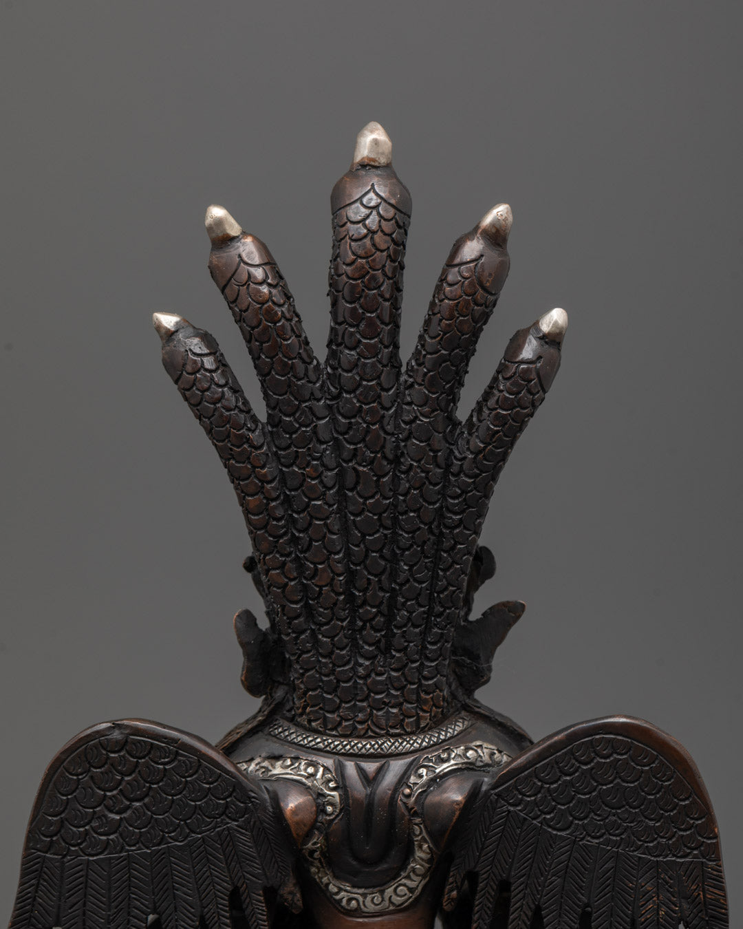 Female Serpent Naga Kanya Statue | Oxidized Copper Statue