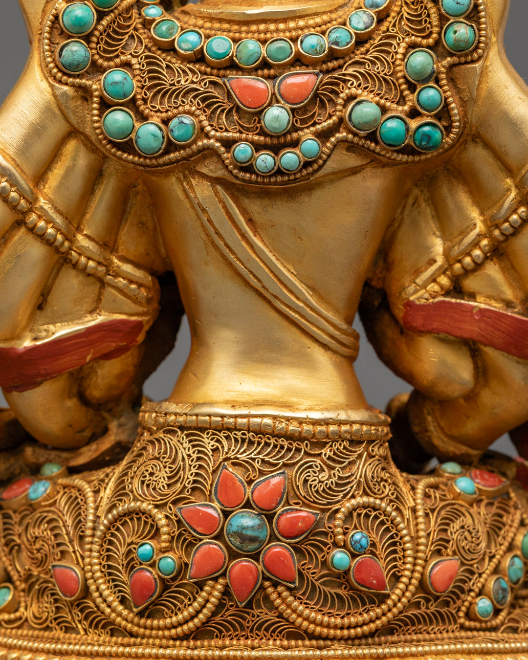 Hand-Carved Namasangiti Statue from Nepal