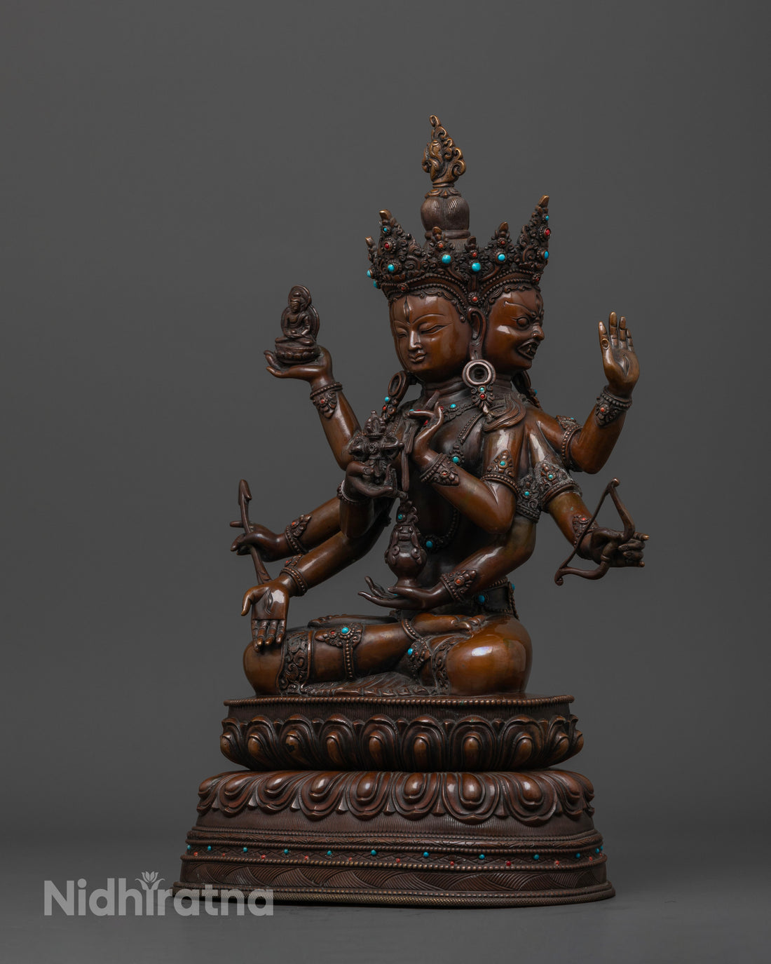 Oxidized Namgyalma Statue | Graceful Symbols of Longevity