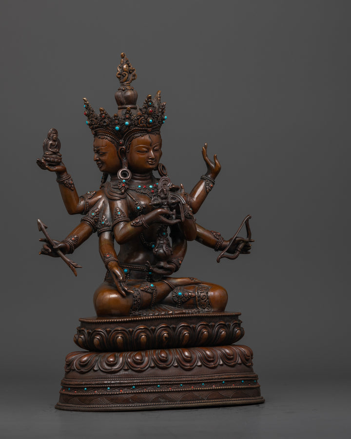 Oxidized Namgyalma Statue | Graceful Symbols of Longevity