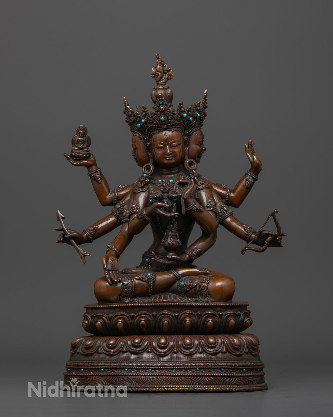 Oxidized Namgyalma Statue | Graceful Symbols of Longevity