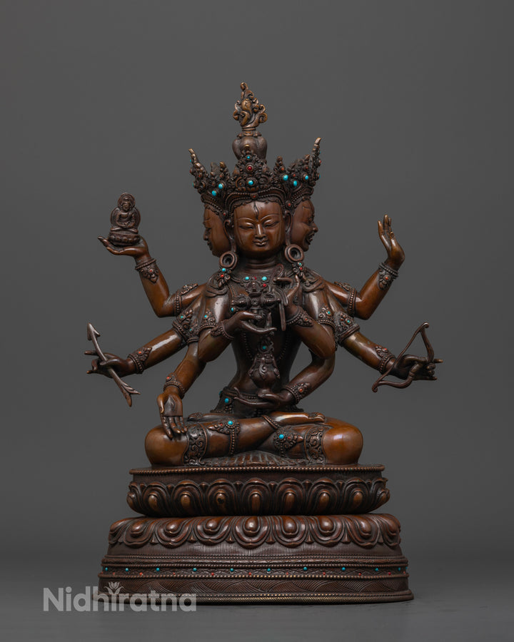 Oxidized Namgyalma Statue | Graceful Symbols of Longevity