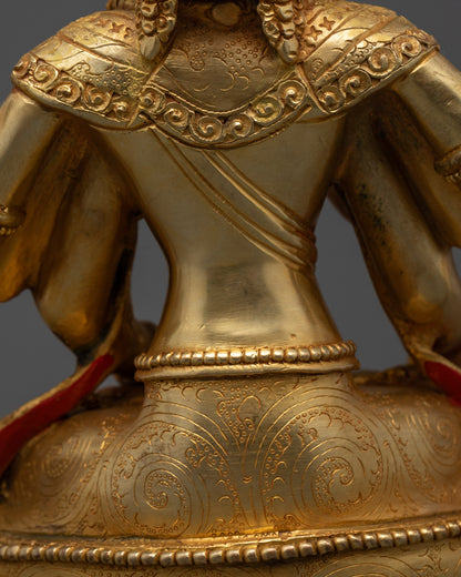 Namgyalma Sculpture | Three-Faced Goddess Handcrafted in Nepal