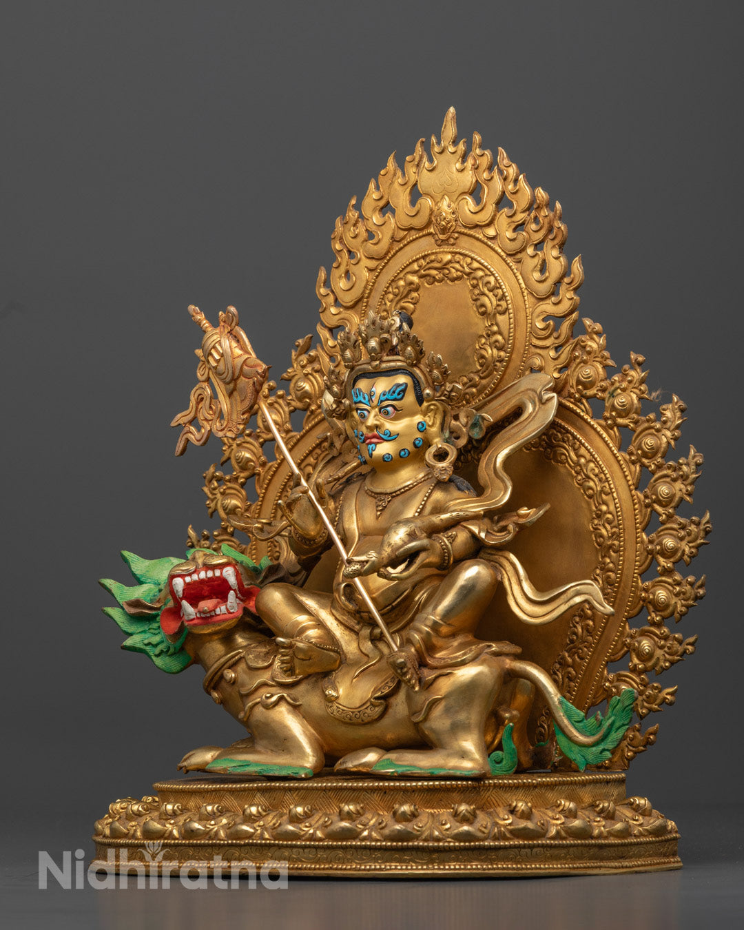Handmade Norlha Namtoshe Statue | Vaishravana Deity