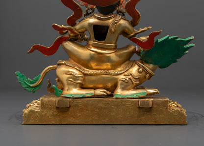 Handmade Norlha Namtoshe Statue | Vaishravana Deity