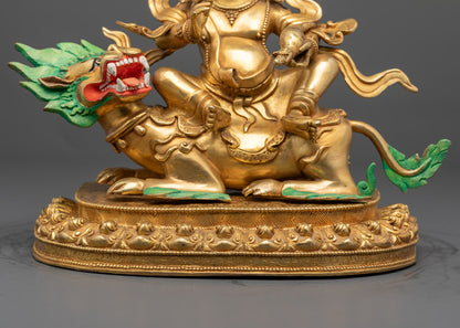 Handmade Norlha Namtoshe Statue | Vaishravana Deity